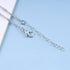 Boho Rhinestone Heart Anklet Bracelet Silver Crystal Heart Anklet Double Love Heart Ankle Bracelet Chain Cz Interlocking Heart Foot Chain Jewelry ...