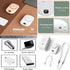 Portable Neck Fan, Handheld Mini Fan Small Personal Fan, Hand Held Fan USB Rechargeable Eyelash Fan for Kids Girls Boys Woman Man Home Outdoor Tra...