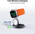 5W Fast Wireless for Apple Watch Charger, Aluminum Alloy Portable Magnetic Charging Station with USB-C Cable, Compatible with iWatch Series Ultra/...