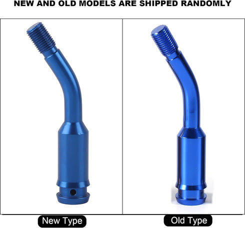 KIMISS Shift Knob Extender, 5 inch Car Shift Knob Extender Bending Gear Shifter Lever Extension for T4 1990-2003 Blue...