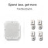 QILIPSU Hinged Cover Stainless Steel Latch 150x150x90mm Junction Box with Mounting Plate, Universal IP67 Project Box Waterproof DIY Electrical Enc...
