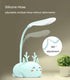 LED Kids Lamp, Mini Cat Table Lamp, Portable LED Night Light, Cute Desk Lamp, Foldable USB Rechargeable Reading Light Children's Bedroom (Green)...
