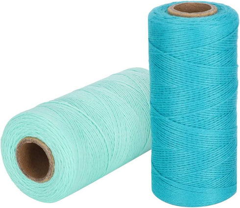 2 Rolls 8/4 Cotton Warp Yarn, Polyester Seines Warping Thread Wool Thread Loom Warp Tapestry Thread for Weaving Carpet Rug Blankets...