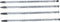 Derwent Watersoluble Graphitone Pencils, Fine Point, Black, 4 Pencils per Pack (34304)...