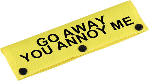 Funny Dog Leash Sleeve Go Away You Annoy Me Dog Leash Wrap Sleeve Pet Birthday Gift (You Annoy Me-YE Sleeve)...