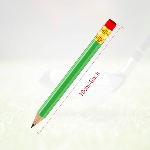 Outus 72 Pcs Golf Pencils Half Pencils with Eraser Baby Shower Pencils Mini Pencils for kids for Baby Shower Bridal Shower Wedding Golf School Off...