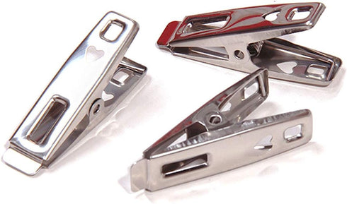 Towel Clips 40 Pack Metal Clothes Pins,Stainless Steel Clothespin Clips for Drying Socks,Hanging Clips,Heavy Duty Clothes Pin,Metal Clips for Craf...