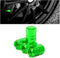 Car Tire Stem Valve Caps, 4 Pcs Aluminum Alloy Valve Stem Covers, Corrosion Resistant Leak-Proof Tire Cap Cover Accessories, Hexgon Style Wheel Ai...