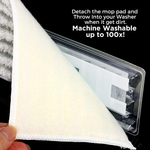 Reusable Mop Pad Refills for Shark Vacmop Replacement Pads Include VACMOP VM252 VM250 VM200 VM190, Vacuum Mop Pad Refills (8 Packs)...