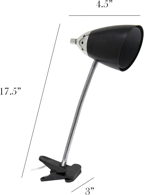 Limelights LD2001-BLK All the Rages Limelights LD2001-BLK Gooseneck Clip Light, Black...