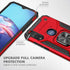 HNHYGETE for Moto E Phone Case, Motorola E Case, with HD Screen Protector, Shockproof Tough Rugged Hard Rubber Bumper with 360 Rotation Ring Kicks...
