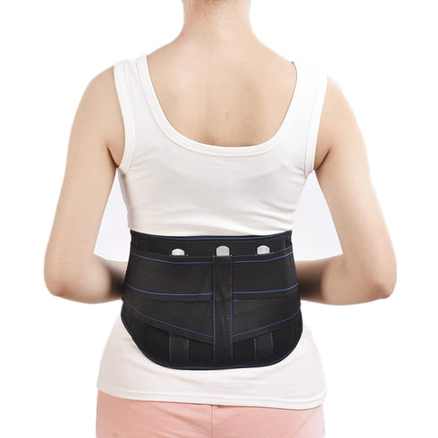 Self Heating Waist Back Support Belt with Detachable Magnet Steel Plate Adjustable Therapy Lumbar Brace for Pain Relief...