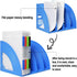 Lemical Portable A4 Magazine File Box Document Paper Organizer With Buckle Closure Transparent Plastic File Container School Office Supplies Clear...