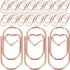 100 Pcs Rose Gold Love Heart Shaped Paper Clips, 0.78inch Cute Mini Paperclips for Office School Home Desk Organizers Clips, Clamps and Rings...