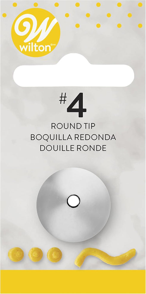 Wilton No.4 Decorating Tip, Round...
