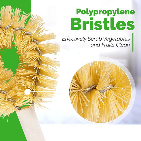 Stanley Home Products Original Vegetable Brush - Sturdy Compact Kitchen Brush for Small to Medium Veggies and Fruits - Removes Dirt Cleans Effecti...