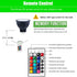 RGB MR11 LED Bulbs Color Changing, GU4 Bi-pin Base, Warm White+15 Multicolors and 4-Level Brightness on Remote Control, 12V MR11 Halogen Bulb Repl...