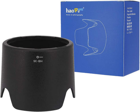 Haoge Bayonet Lens Hood for Nikon Nikkor AF-S 70-300mm f4.5-5.6G ED VR Lens replaces Nikon HB-36...
