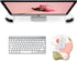Mouse Pad Wrist Support, Ergonomic Gel Mouse Pad with Wrist Rest, Comfortable Computer Mouse Pad for Laptop, Pain Relief Mousepad with Non-Slip PU...