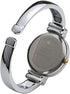 2Tone Metal Band Slim Case Women's Bangle Cuff Watch...