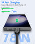 SUNGUY Android Auto USB C Cable 1FT, 10Gbps Short USB A to USB C 3.1 Gen 2 Data Transfer Cable Fast Charging for iPhone15/15Pro/15Pro Max/15Plus, ...