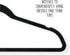 Honey-Can-Do HNG-01884 Thin Non-Slip Velvet Hangers, Black, 50-Pack...
