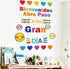 Spanish Inspirational Bulletin Board Set for Classroom Decor - Welcome Sign Poster and Positive Accent Wall Art - Motivational Decorations...