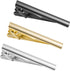 Mens Tie Bar Clip 2.1 Inch, Silver-tone, Black, Gray...