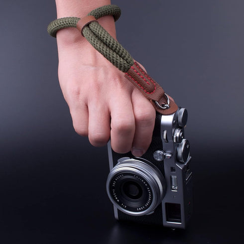 Green Soft Camera Wrist Strap, Hand Strap Compatible with Fujifilm X-T30 X-T4 X-T3 X100F X-T20 X-T2 X-Pro2 X-E2 X30 X100T A6100 A6600 A6400 A6000 ...