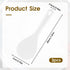 2PCS Rice Serving Spoon White Non-Stick Rice Spoon Paddle Rice Cooker Spoon Large Plastic Rice Spatula 7.95 Inch...