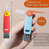 3 in 1 Cup Lid Cleaning Brush, 3 PCS Crevice Cleaning Brush Set - Multifunctional Portable Bottle Brush Cleaner for Bottle Gap Tight Spaces Cup - ...