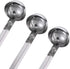 meekoo 3 Pieces Stainless Steel Ladle Soup Handle Ladle with Pouring Rim for Kitchen Cooking Soup Sauce(1 oz)...