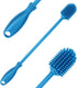 Silicone Bottle Cleaning Brush with Long Handle, Water Bottle Cleaner for Baby Bottles, Hydro Flask, Sports Bottle, Vase, Glassware, Perfect for S...