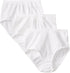 Fruit of the Loom womens Fruit Loom Women's Comfort Covered Cotton Panties - White briefs underwear, Cotton White, Pack of 3 , 5 US...
