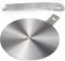 Induction Plate Adapter for Glass Cooktop Heat Diffuser for Electric Gas Glass Stove with Detachable Handle, 5.5 Inches...