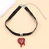 Y2k Dripping Blood Heart Choker Necklace Gothic Punk Vampire Black Red Bleeding Puffy Hearts Velvet Necklace for Women Girls Goth Halloween Party ...