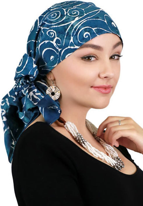 Hats Scarves & More Headscarf Head Wrap for Women Chemo Headwear Cancer Scarf Head Covering Bali Batik 15 x 60 Inches...