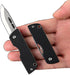 EDC Pocket Folding Knife D2 Steel Blade G10 Anti-Slip Handle for Hunting Fishing Camping Hiking Outdoor Activities Home Improvement, Gifts for Men...