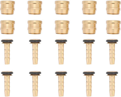 Olive and Connecting Insert, Hydraulic Brake Barb Olive, Mountain Bike Olive Barb, Brake Hose and Brass Connection Insert Kit for Hydraulic Disc B...