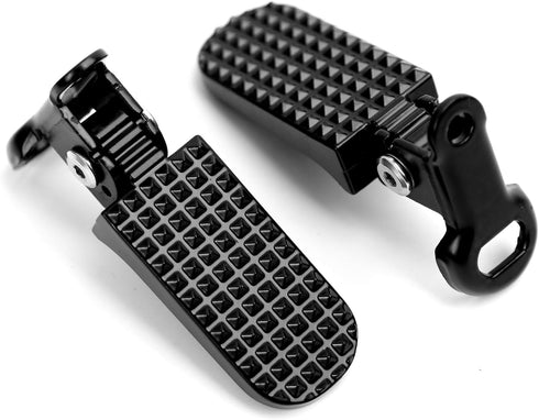Scooter Footpegs E-bike Footpeg in Aluminum Alloy, Lenght 17cm/6.7",Compatible with Scooter Mopeds E-Bike Mini Bikes,Single Hole...