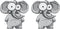 Car Aromatherapy Essential Oil Diffusers, 2Pcs Elephant Air Fresheners Box, Car Interior Fragrance Aroma Diffusers for Car Owners...