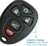 Keyless2Go Replacement for New Shell Case and 5 Button Pad for Remote Key Fob with FCC OUC60270 - Shell ONLY...