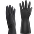 Thick Rubber Cleaning Gloves - 2 Pairs Black Rubber Gloves for Dishwashing Extra Large, Non-Slip Kitchen Gloves for Washing Dishes, Reusable Clean...