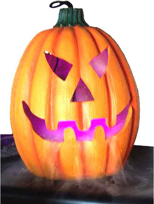 Halloween Party Mist Maker,Ultrasonic Water Pond Fountain Fogger 9 LED Red Yellow and Blue Light Flashes Aluminum Atomizer Air Humidifier for and ...