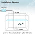 Aquarium Small Fish Tank Filter - Mini Fish Tank for 2-15 Gallon Tanks Bio Sponge Filter, Ultra Quiet Submersible Aeration Filters for Breeding Fr...