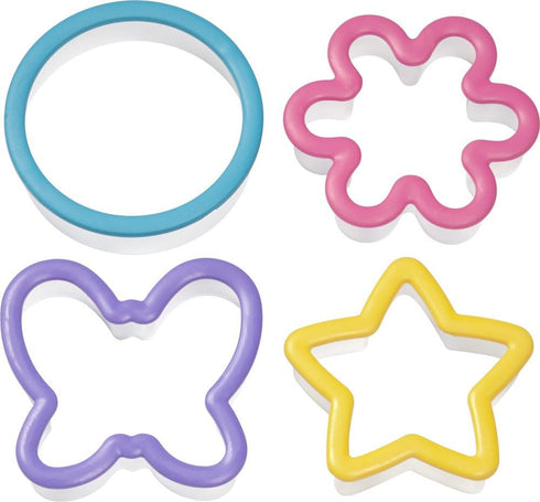 Wilton 4-Piece Comfort Grip Cookie Cutter Set, Assorted...