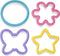 Wilton 4-Piece Comfort Grip Cookie Cutter Set, Assorted...