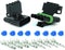 Michigan Motorsports Weather Pack 4 PIN Connectors 5 Sets 12-16 AWG used for cars, trucks, motorcycle, boat, trailer, marine, jetski (4 PIN)...