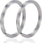 Key Ring - 100PCS, 32mm Nickel Plated Square Edged Split Key Chain Rings for Car Home Keys Organization, Arts & Crafts, Lanyards (100)...