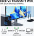USB WiFi Adapter for Desk PC Laptop Windows 7 10 11, WiFi 6 300Mbps 2.4GHz Wireless Network Receiver, 802.11ax Mini USB Wi-Fi LAN Card, Driver-Fre...